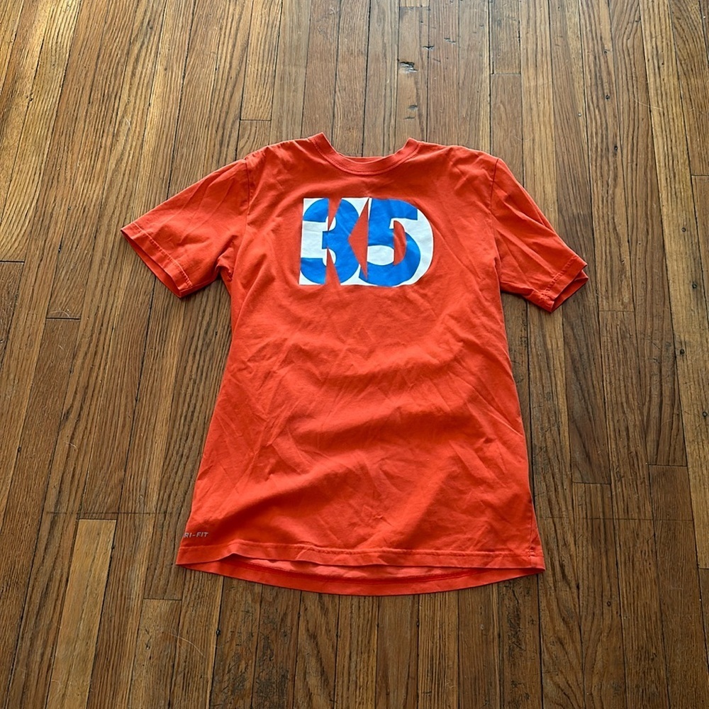 Sz M Men’s Nike Dri Fit Kevin Durant KD Orange Tshirt